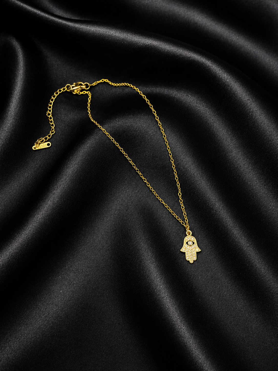 Hamsa Chain Anklet