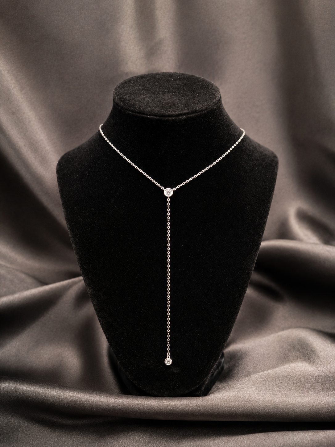 Dainty Crystal Drop Necklace