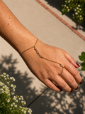 Triple Stone Hand Chain