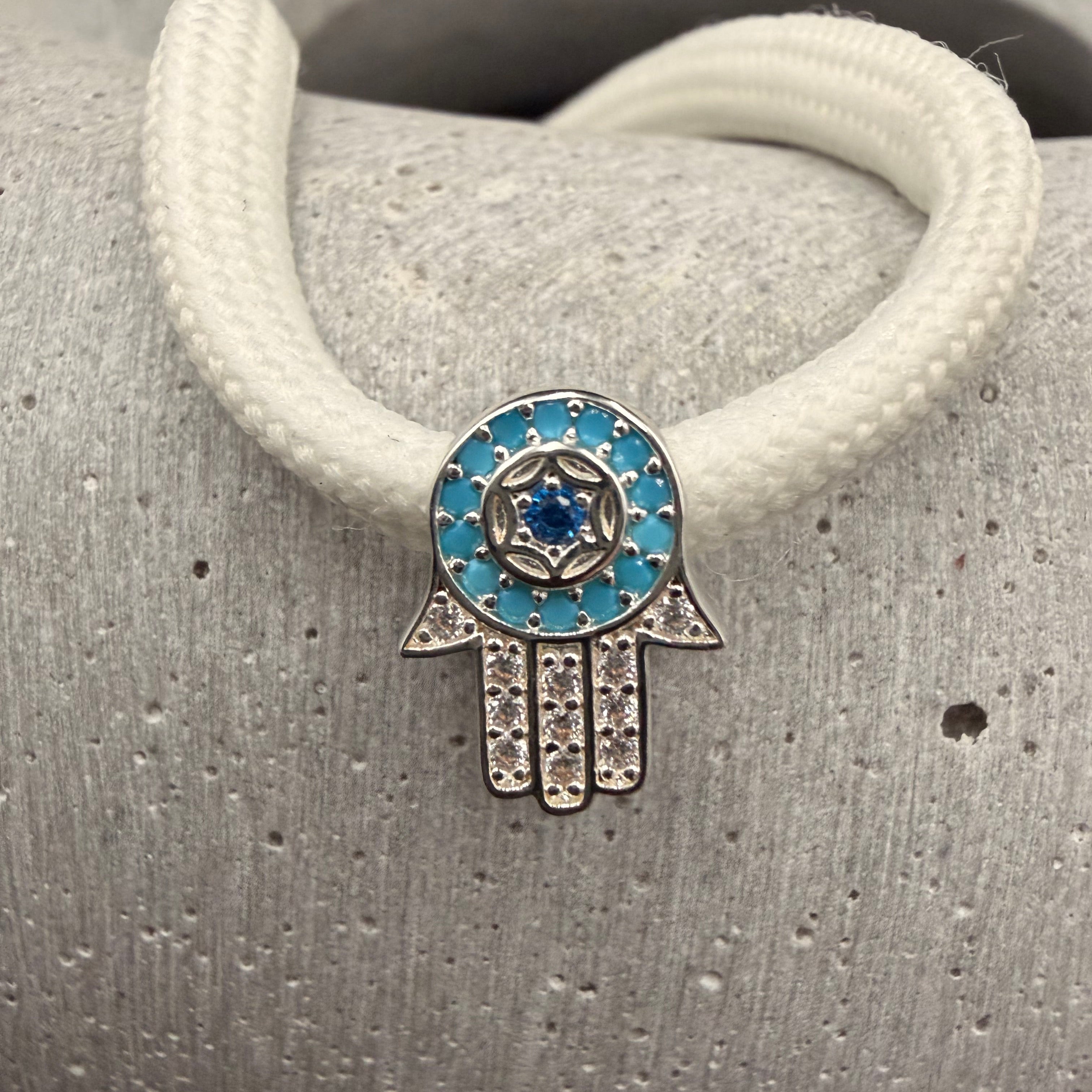 Hamsa Protection Shoelace Charm
