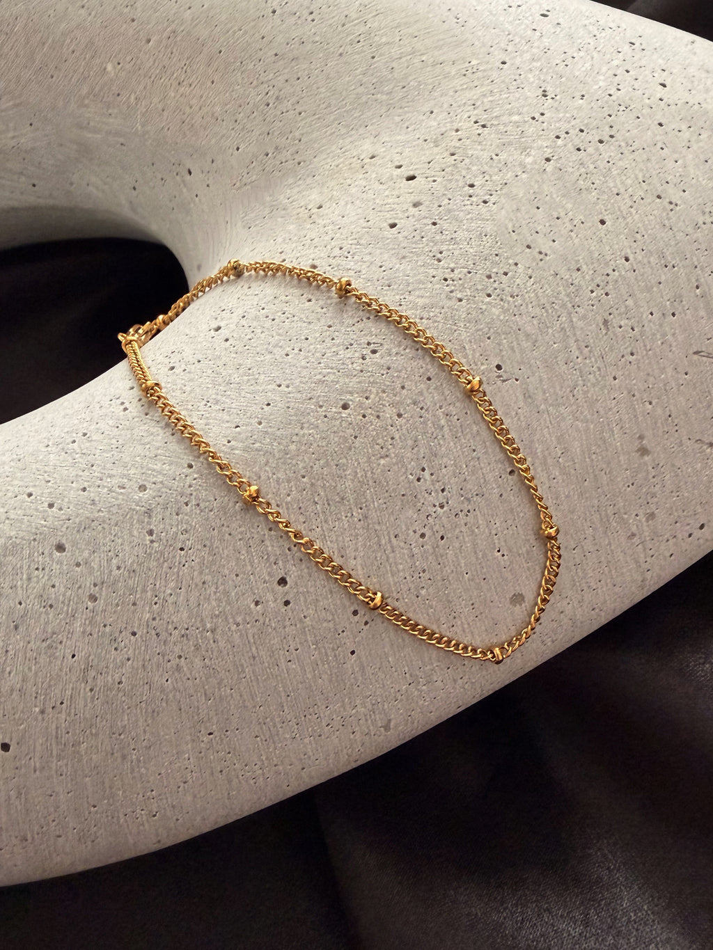 Beaded Minimalist Anklet