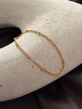 Beaded Minimalist Anklet