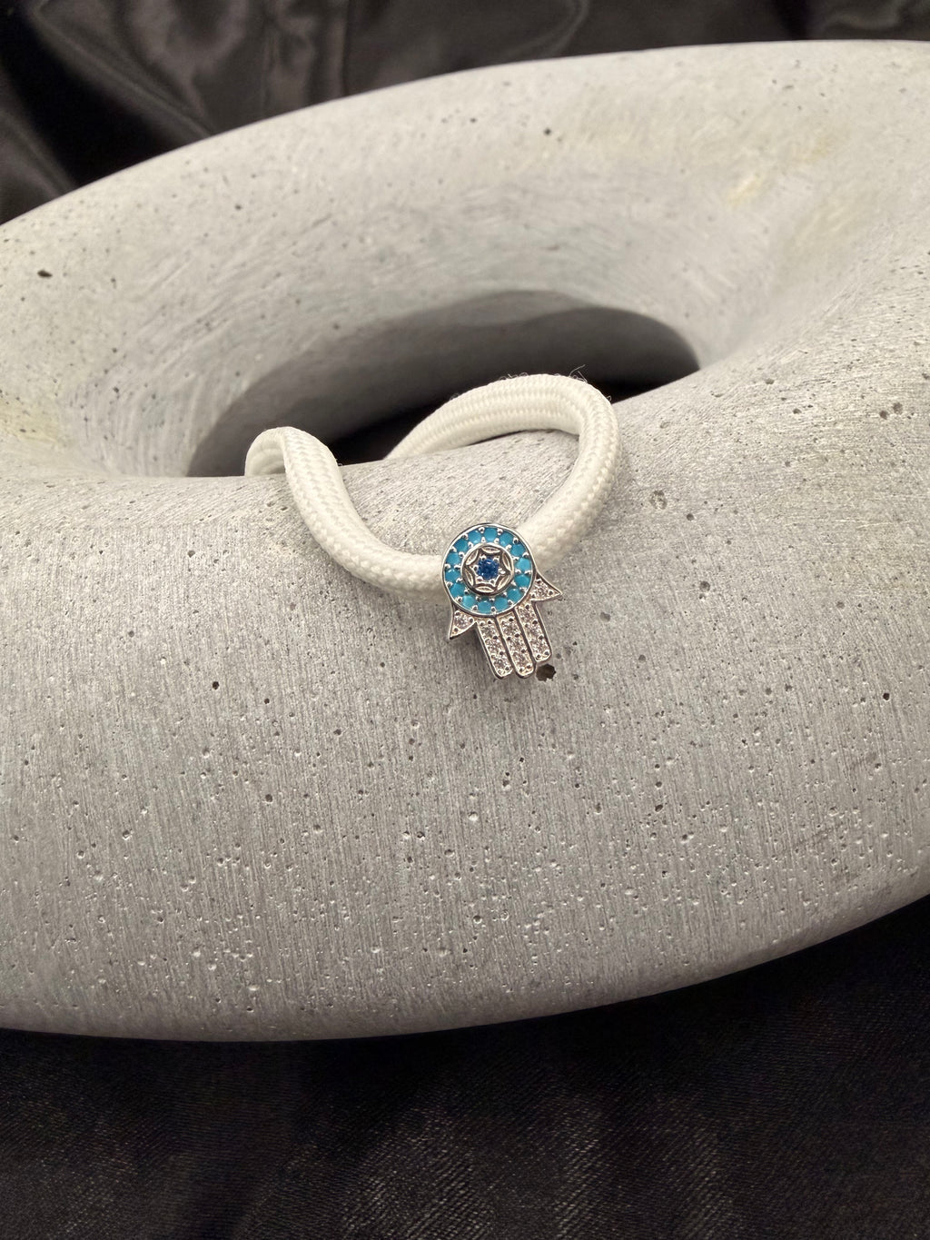 Hamsa Protection Shoelace Charm