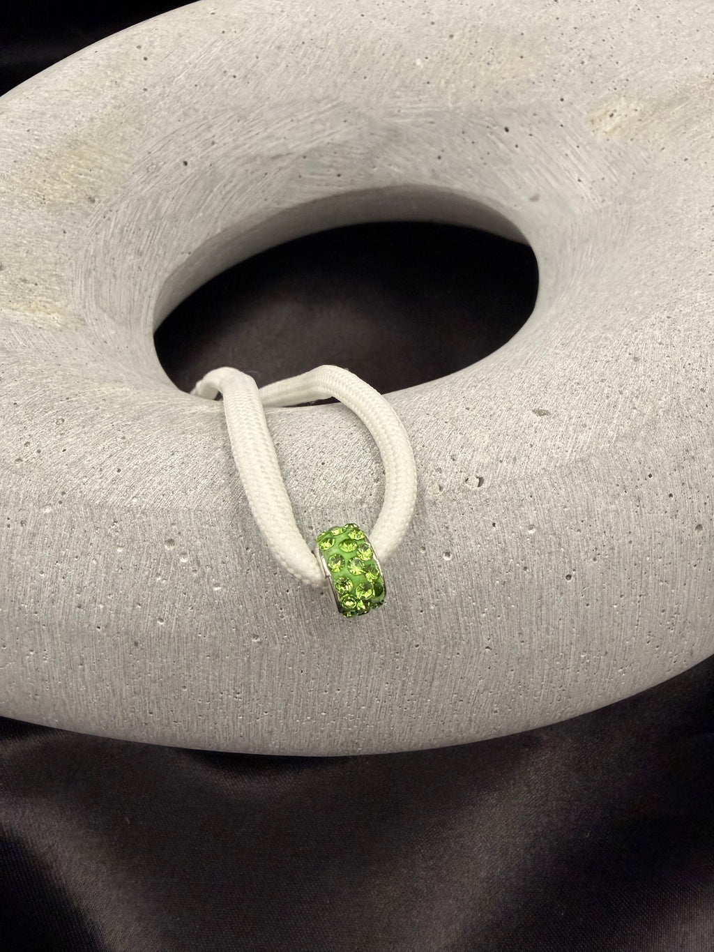 Multi-Color Ceramic Crystal Shoelace Charm