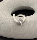 Crystal Square Shoelace Charm