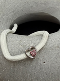 Double Heart Shoelace Charm