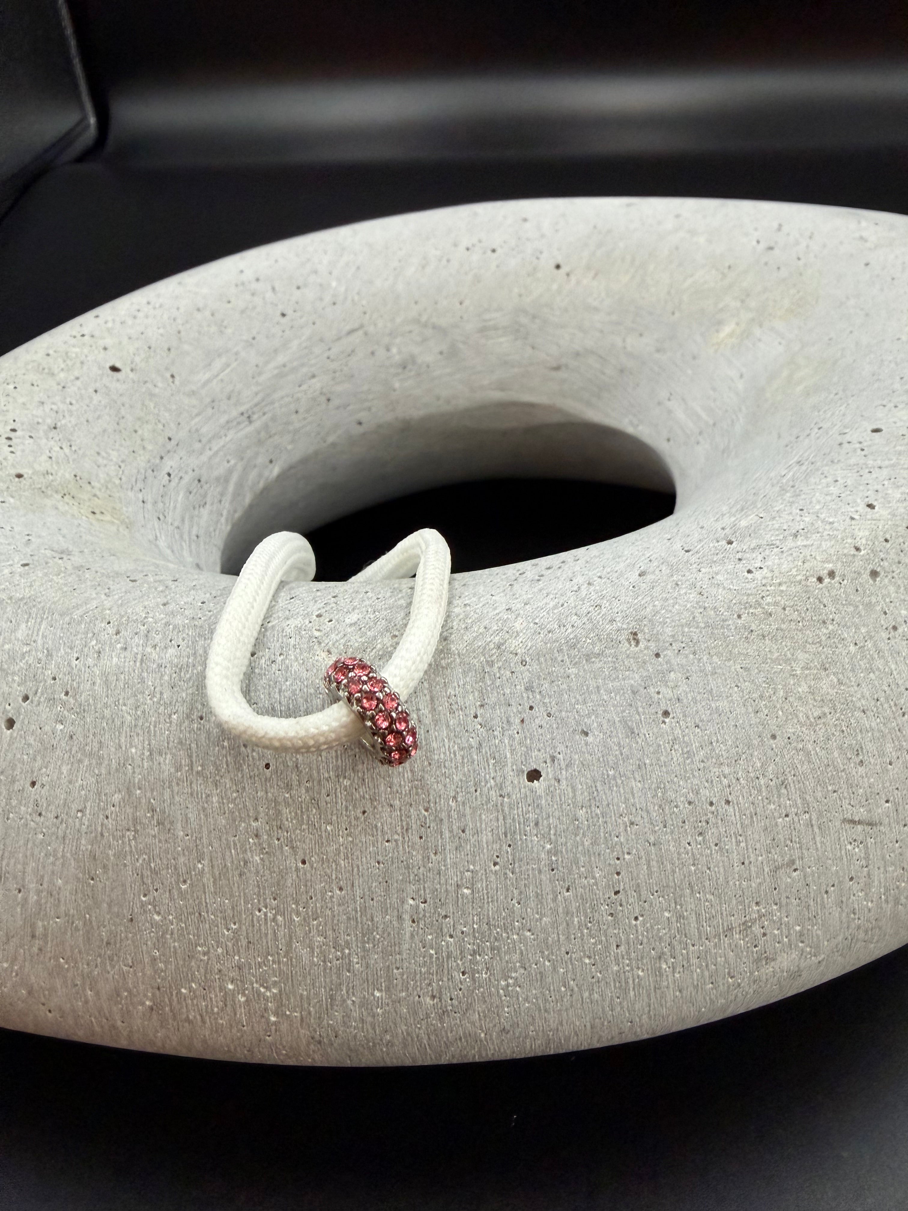 Crystal Pavé Shoelace Charm